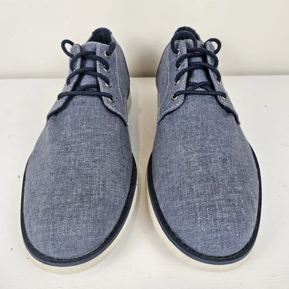Timberland Men`s Woodhull Denim Canvas Oxford Dress Casual Shoe Sz 12 - Picture 5 of 14